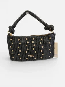 Bolso de fiesta negro Victorio & Lucchino Lea