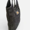 Bolso de fiesta negro con cadena Victorio & Lucchino Oslo