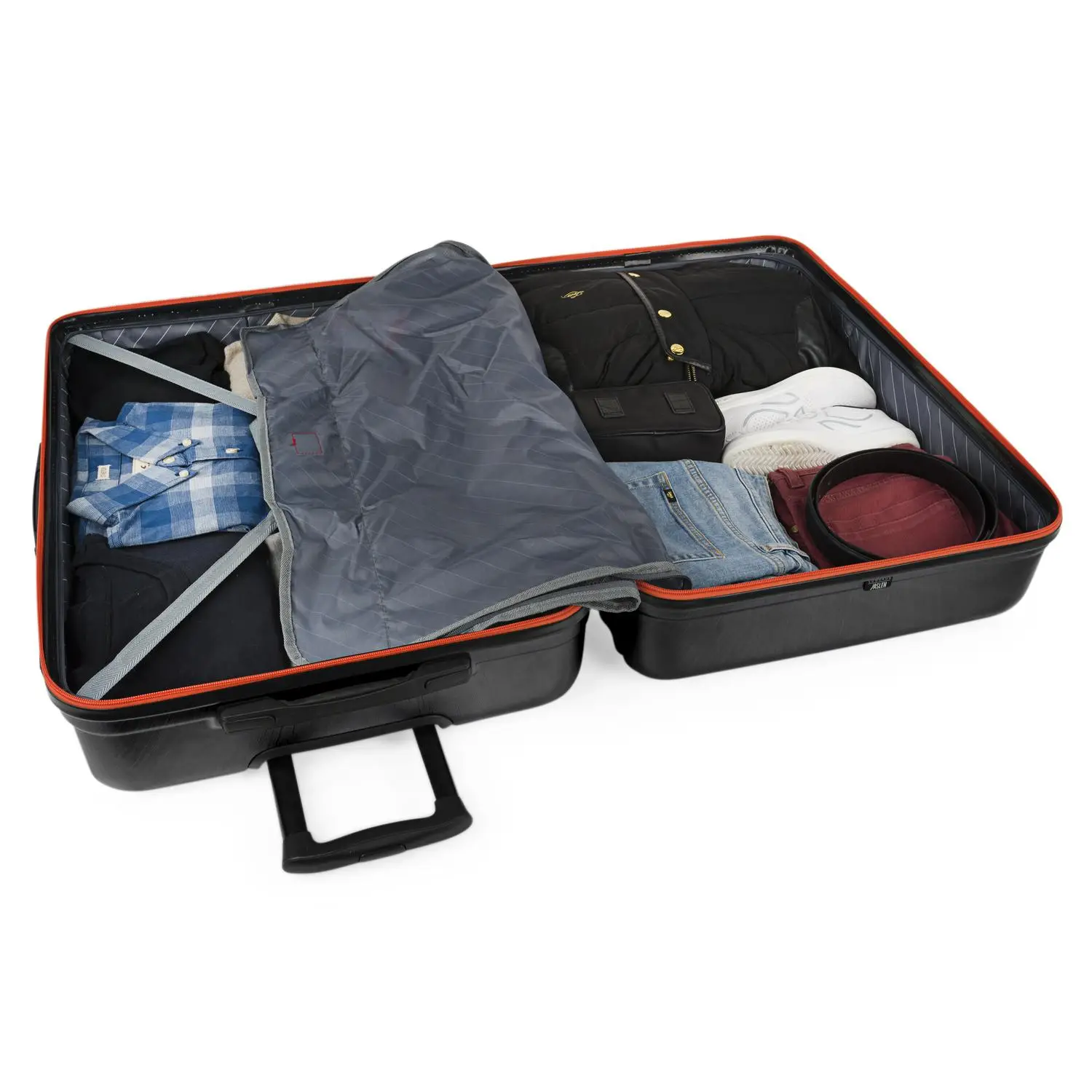 Maleta Mediana Rígida Oporto 67L negro