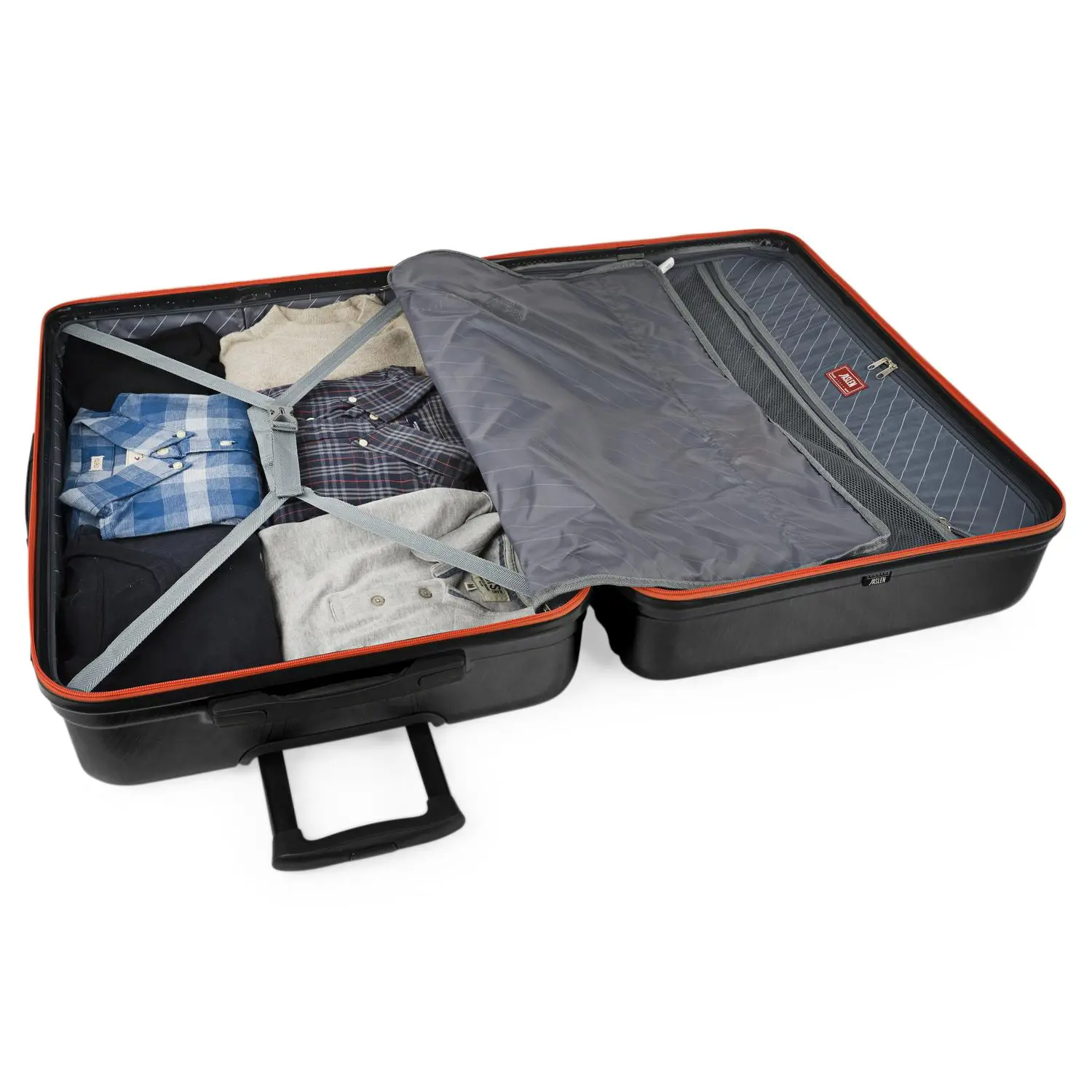 Maleta Mediana Rígida Oporto 67L negro