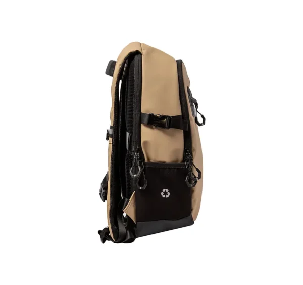 mochila adventure eco beige lateral