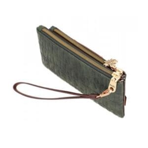 monedero-20996.jpg Monedero billetero verde con asa de mano Anekke Urban
