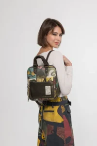Mochila estampada con asa corta Anekke Amphora