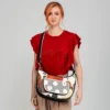 Bolso de hombro ovalado Lunares