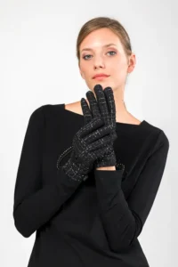 probados 41482-041_1 Guantes de tejido negro