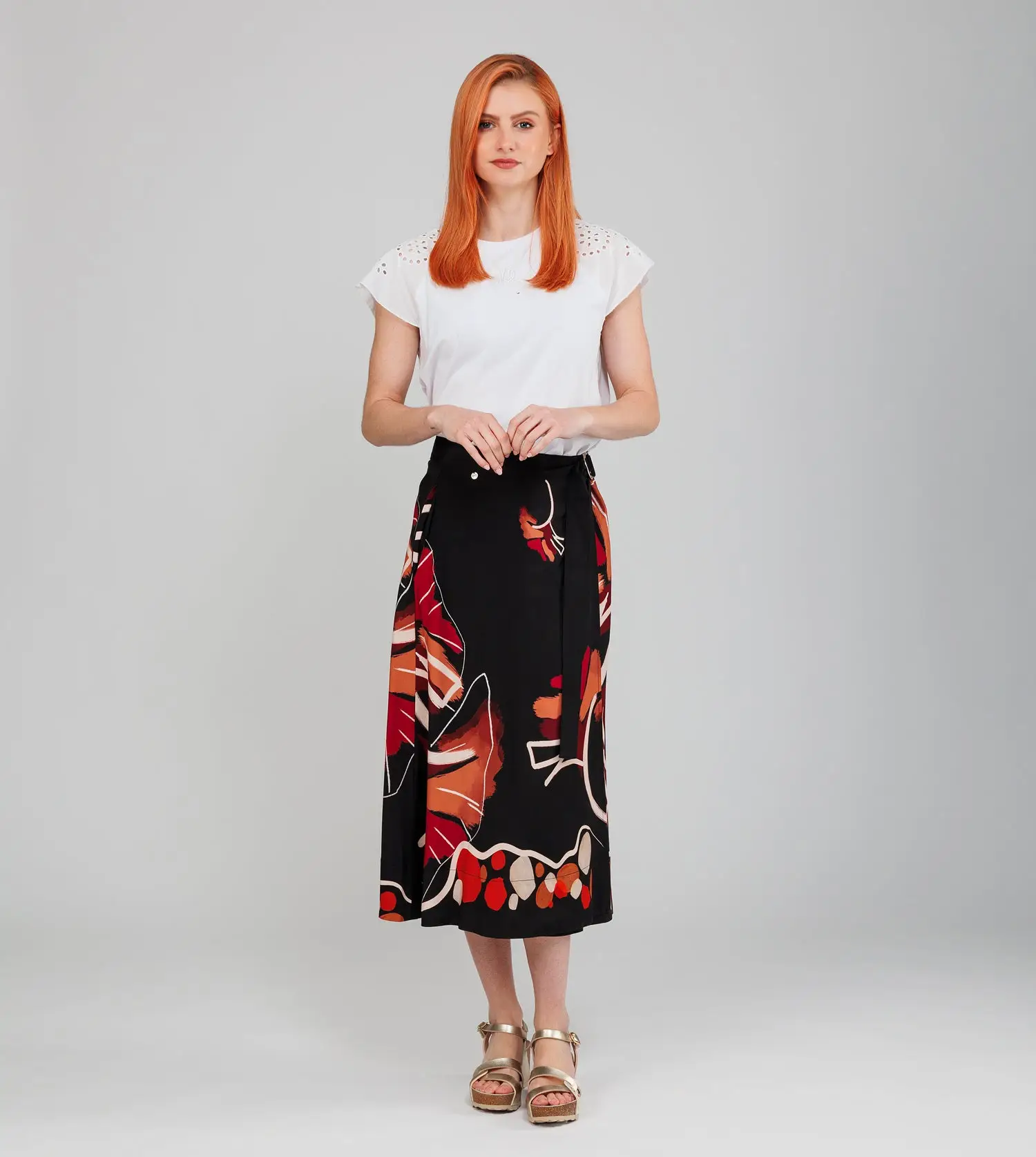 Camiseta manga corta blanca Anekke