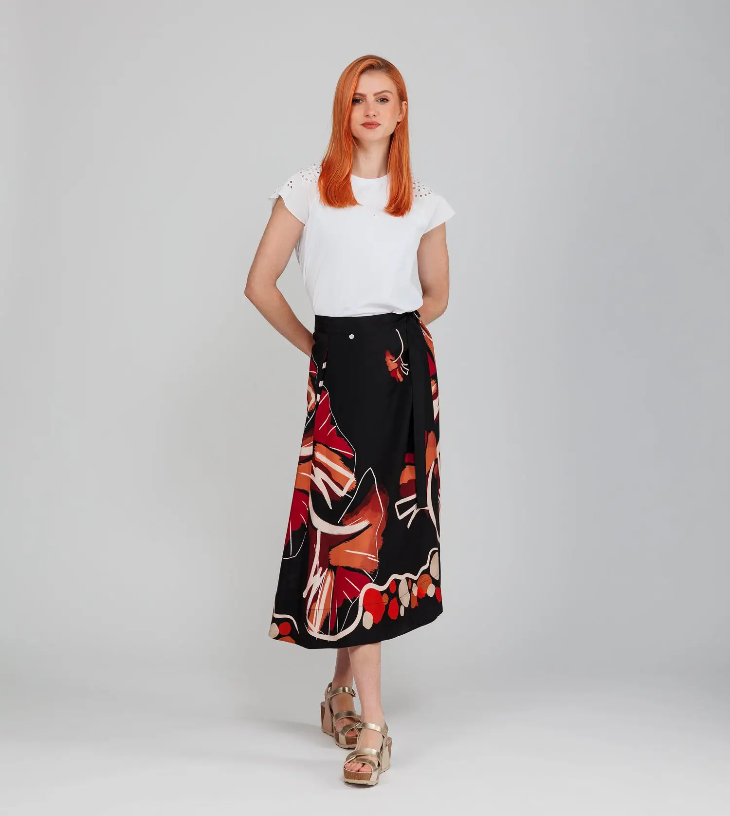 Camiseta manga corta blanca Anekke