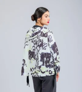 Chaqueta estampada Towanda Anekke
