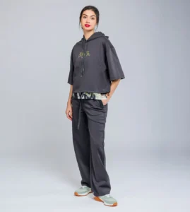 Pantalones fluidos grises Anekke