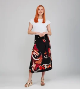 Falda estampada Alma Anekke