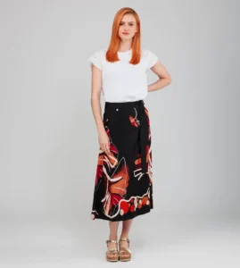 Falda estampada Alma Anekke