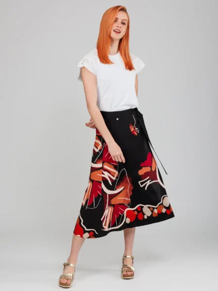 Falda estampada Alma Anekke