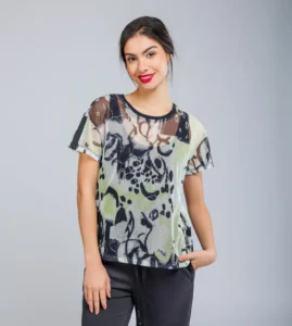 Camiseta manga corta estampada Towanda