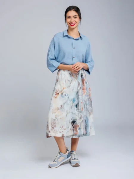 Falda estampada Memories Anekke
