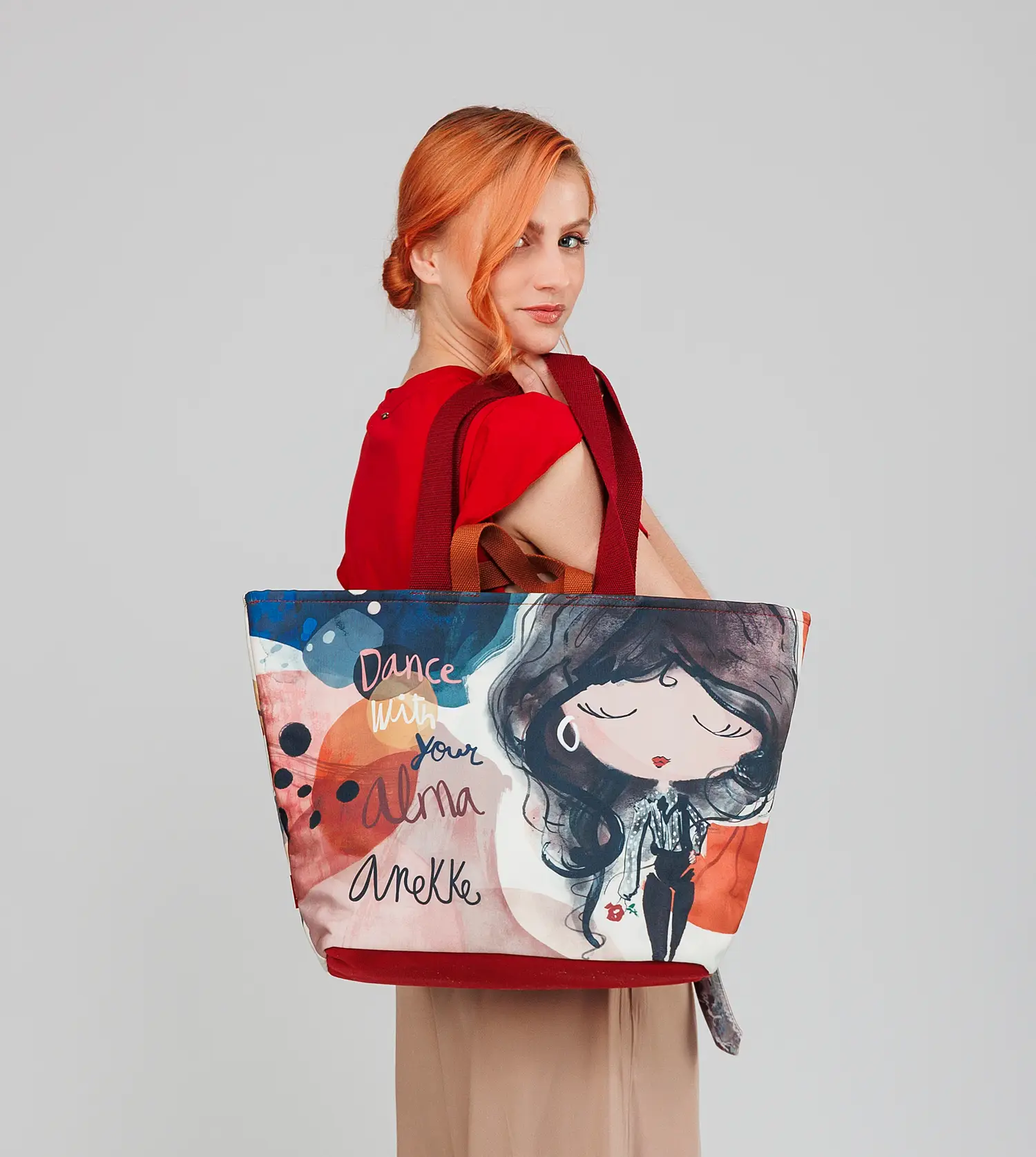 Bolsa De Playa estampado Alma