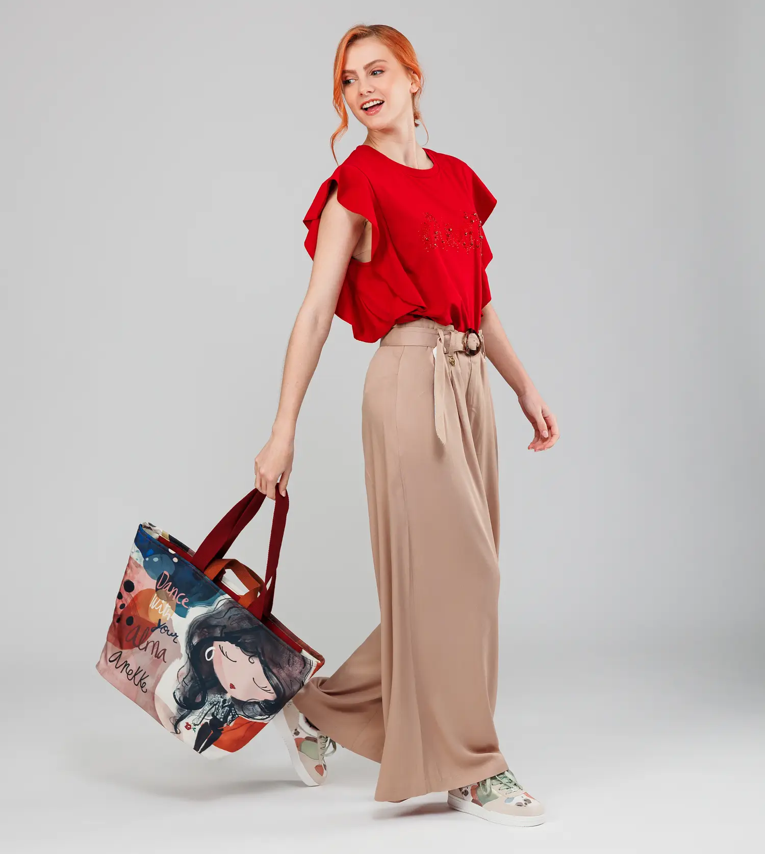 Bolsa De Playa estampado Alma