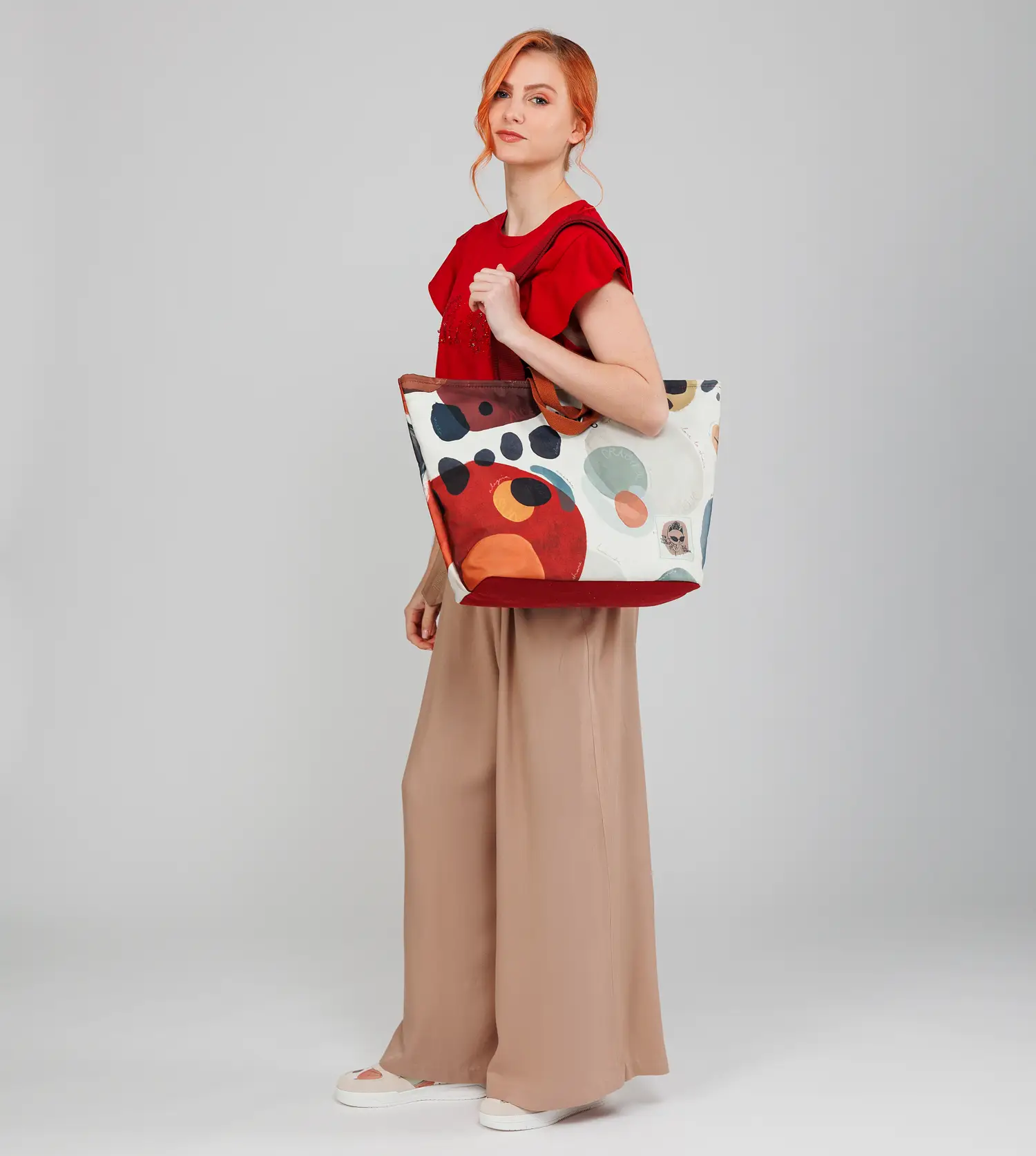 Bolsa De Playa estampado Alma