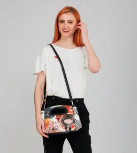 Bolso de mano con bandolera Anekke Alma