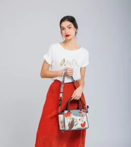 Bolso Bowling Anekke Alma, Asas de Mano y Bandolera