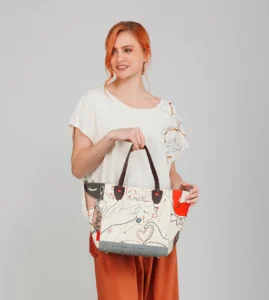 Bolso Shopper Anekke Alma, Bolsito Extraíble, Bandolera