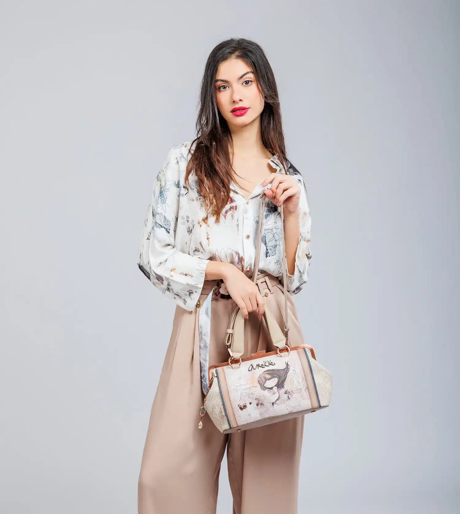 Bolso de Mano Anekke Memories, Tipo Doctor, Bandolera