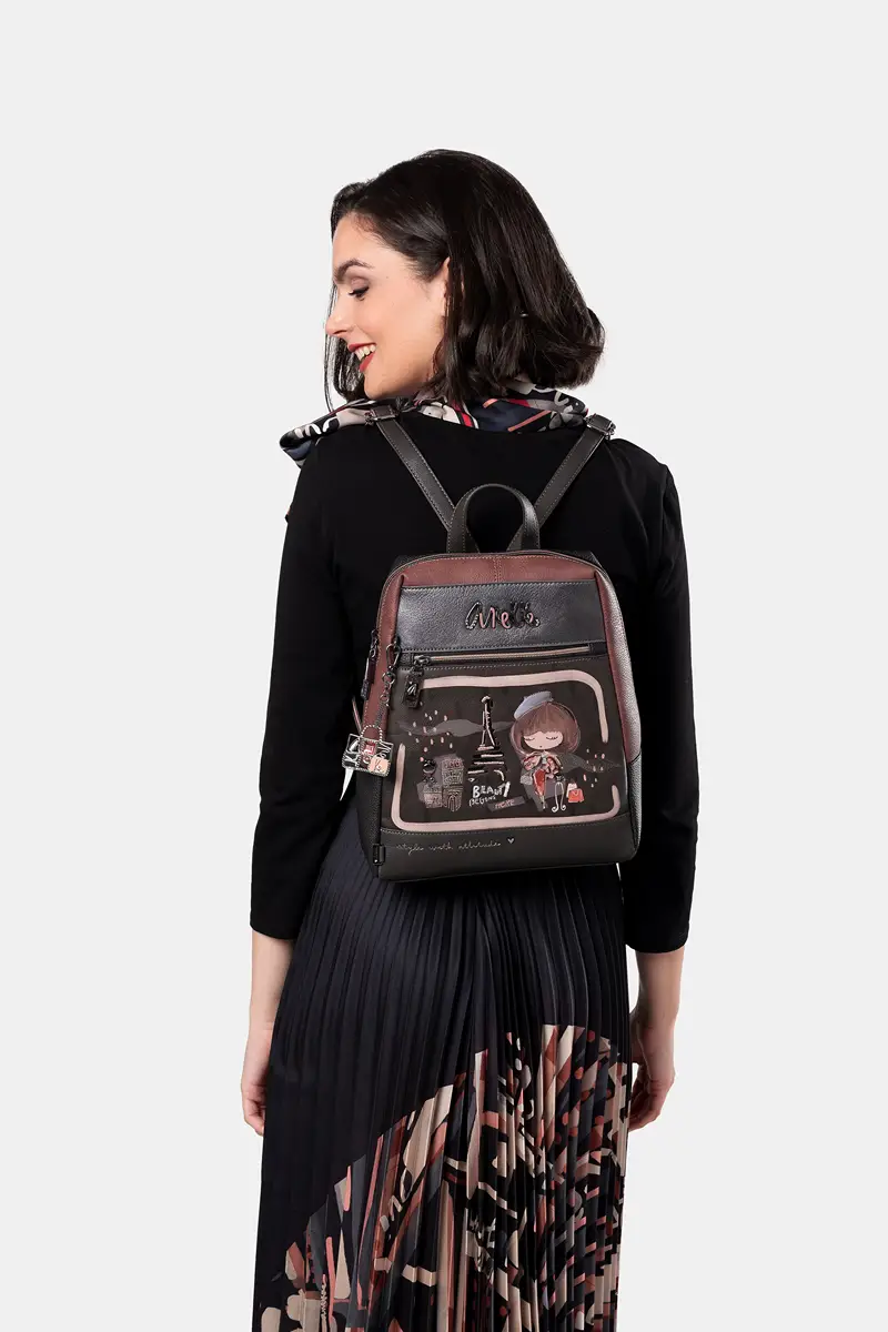 Mochila mediana-grande Anekke Mademoiselle