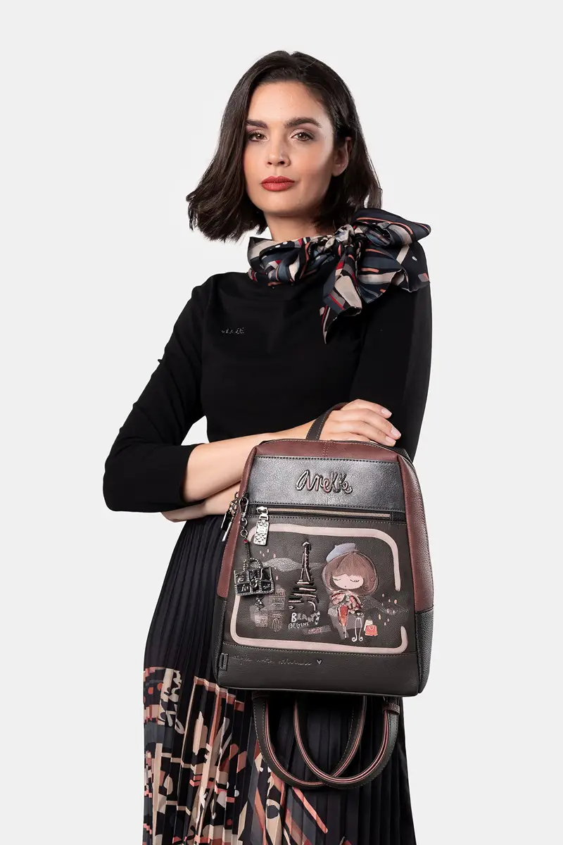 Mochila mediana-grande Anekke Mademoiselle
