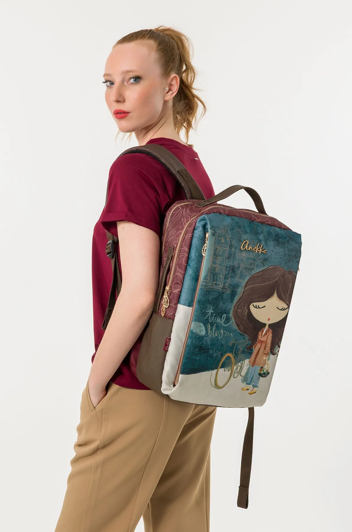 Mochila de viaje grande Anekke Tulip