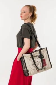 Bolso tote de viaje Anekke Iron con bandolera