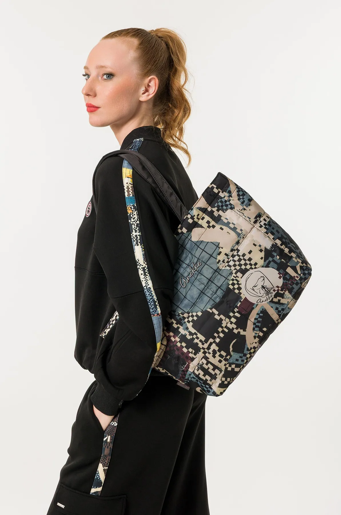Bolsa de viaje grande Anekke Iron estilo rock