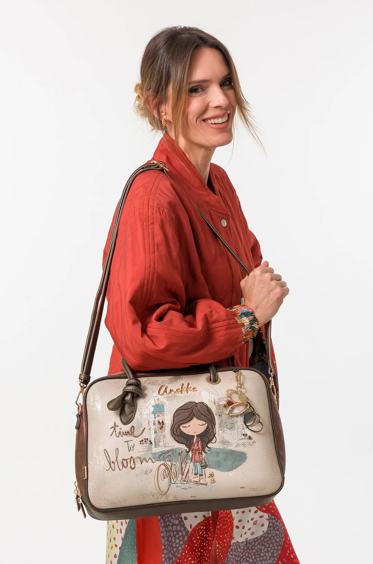 Bolso maletín asa corta Anekke Tulip