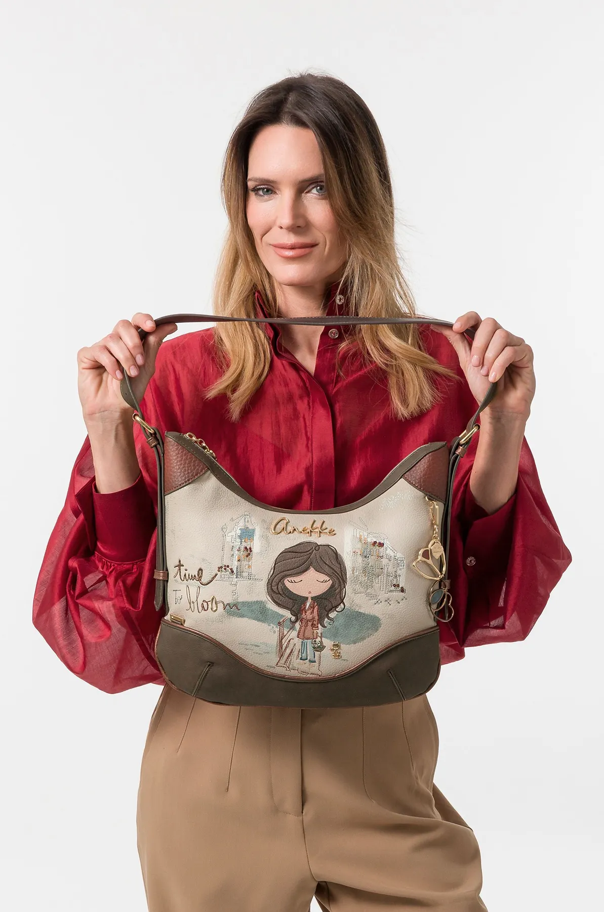 Bolso de hombro Anekke Tulip ovalado