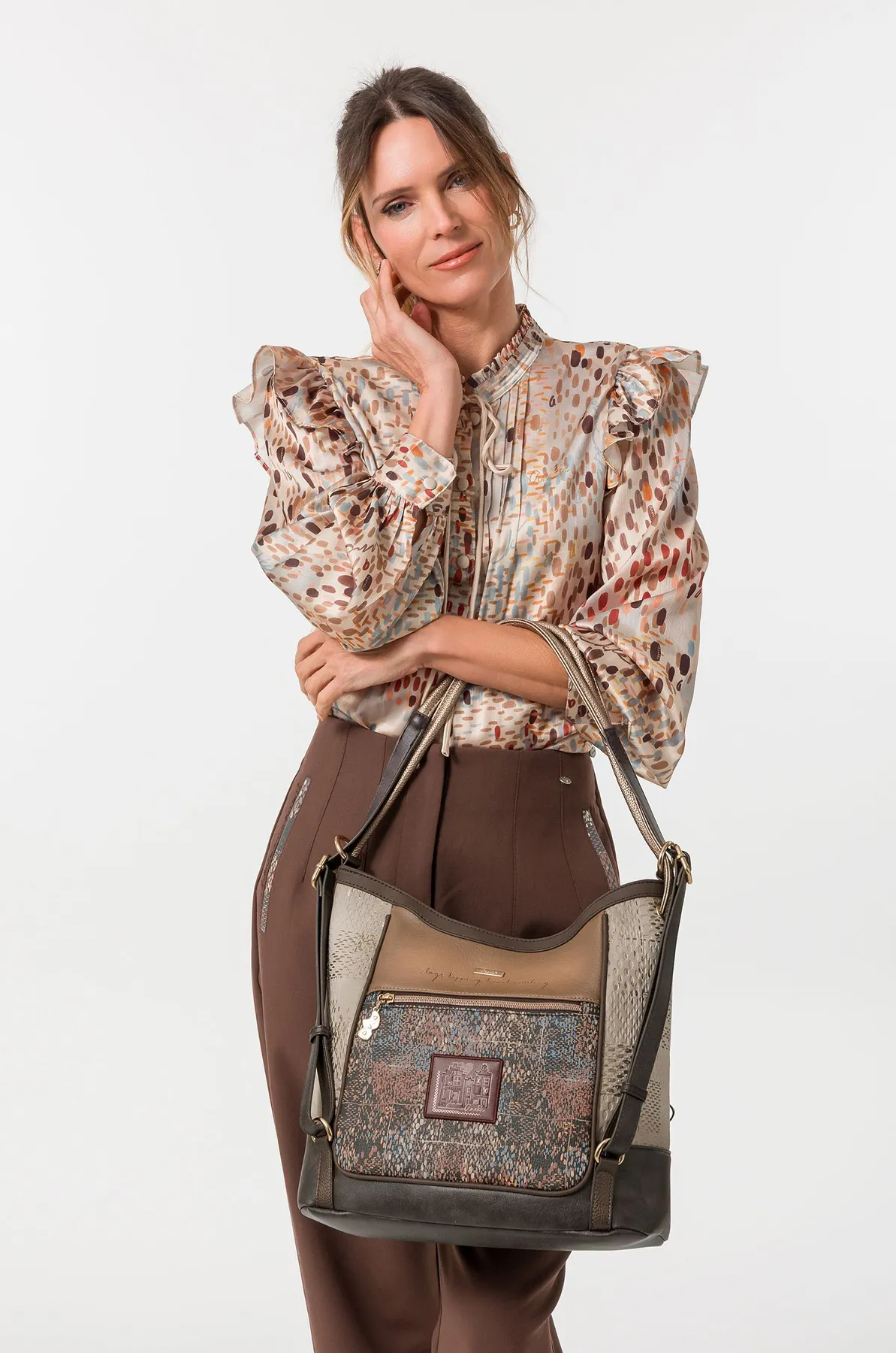 Bolso mochila convertible Anekke Tulip