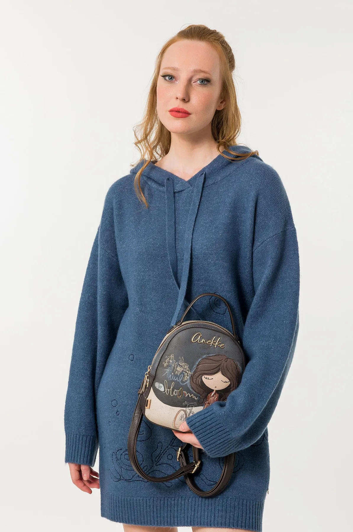 Mini mochila ovalada Anekke Tulip