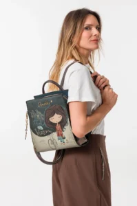 Mochila Anekke Tulip triple compartimento