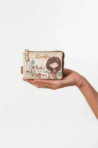 Monedero pequeño Anekke Tulip triple compartimento