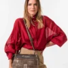 Bandolera mediana Anekke Blossom con estampado bordado - Thumbnail Image 3