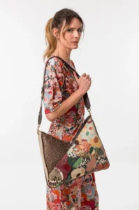 Bandolera triangular Anekke Blossom grande multicolor