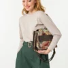 Bandolera Anekke Blossom mediana con bolsillo exterior - Thumbnail Image 4