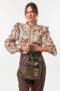 Mochila Anekke Blossom estampada