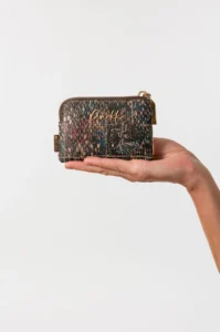 Monedero plano Anekke Blossom con cremallera