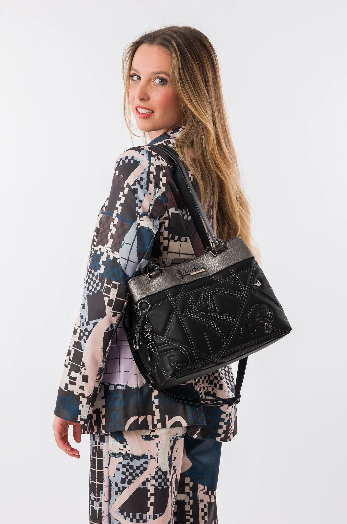 Bolso de hombro y bandolera Anekke Iron