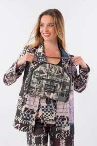 Bolso de hombro con cadena Anekke Iron