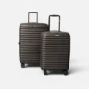 set-2-maletas-ecowave-cabina-mediana-stivibags-negro Set de maletas StiviBags Ecowave cabina y mediana