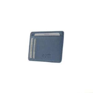 Tarjetero en piel Adapell azul marino